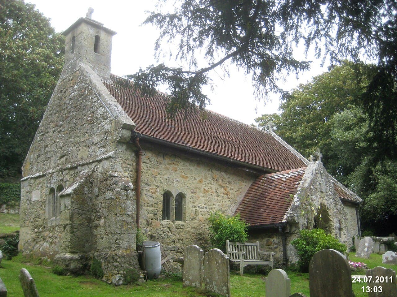 Old St. Boniface Church, Bonchurch in Ventnor, Isle of Wight