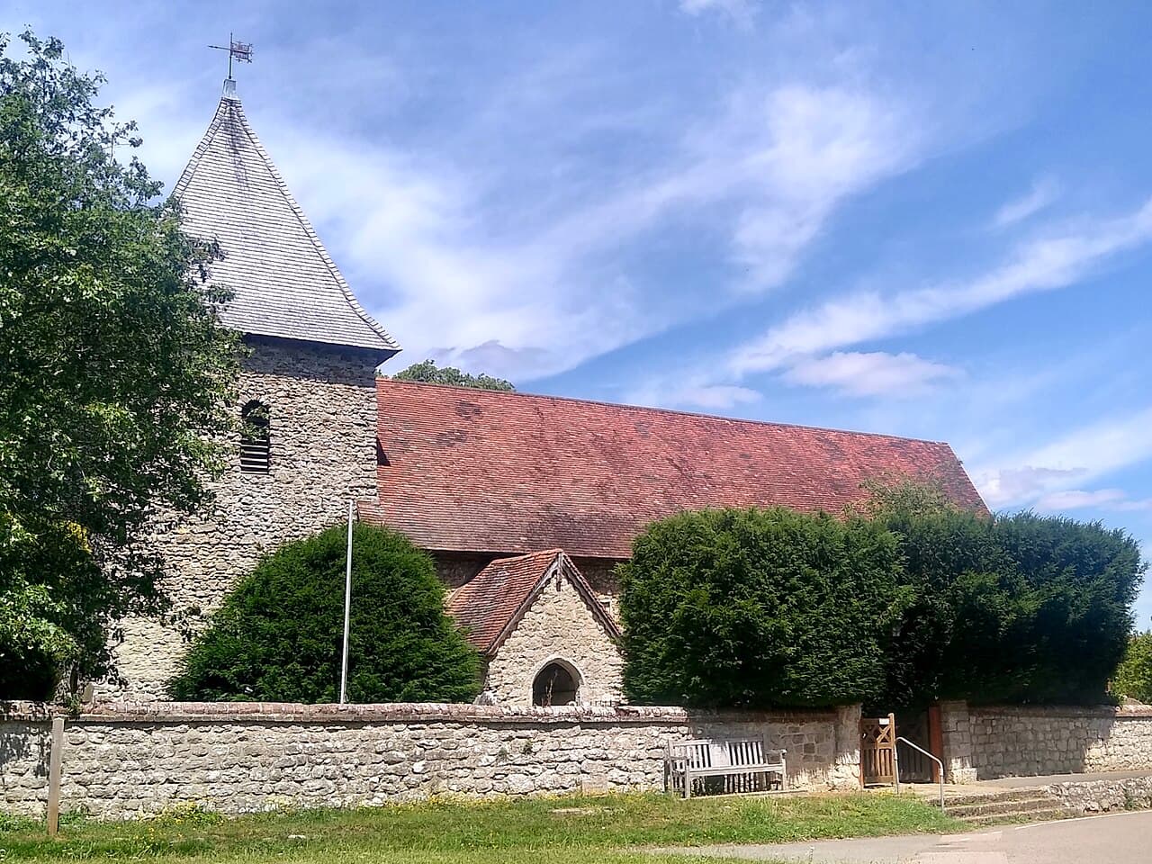 Church of St Dunstan in West Peckham, Kent