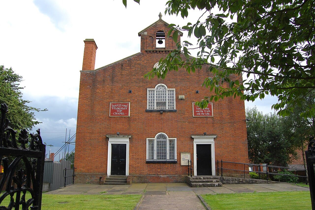 Tyldesley Top Chapel in Tyldesley, Greater Manchester