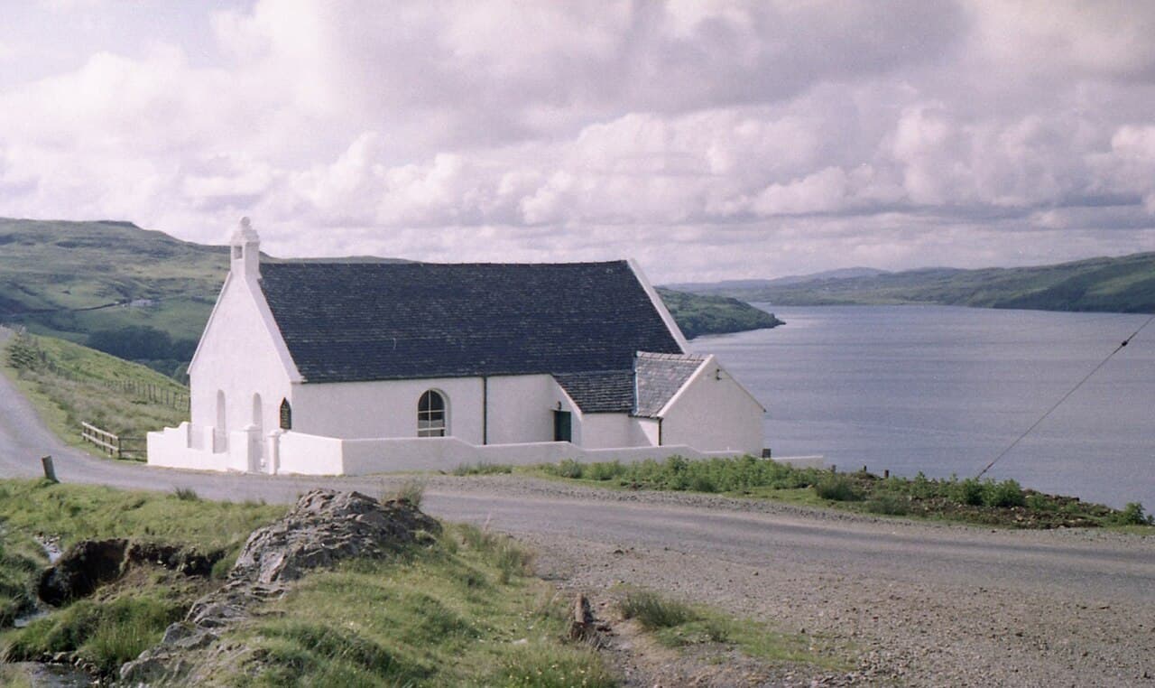 Skye, Carbost, Bracadale, United Free Church in Isle of Skye, Highland