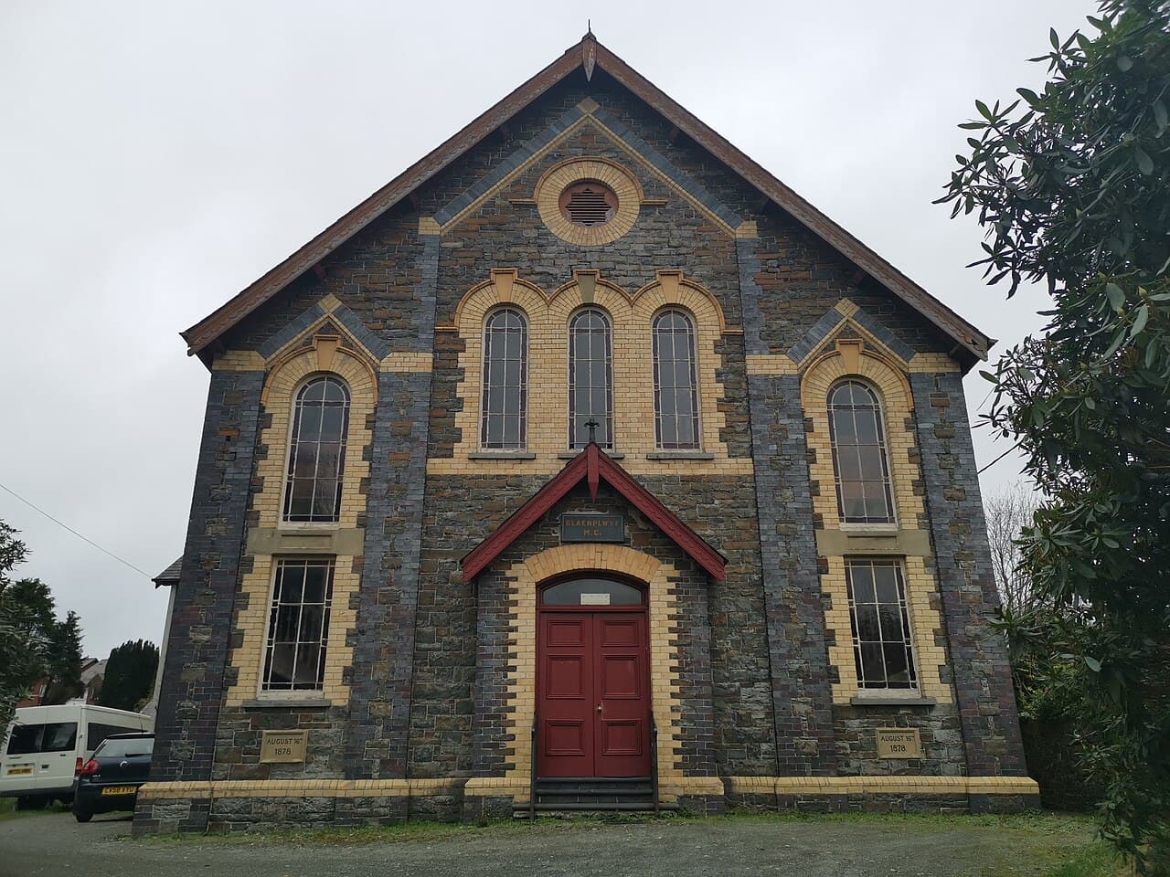 Capel Blaenplwyf (including attached vestry) in Llanfarian, Ceredigion