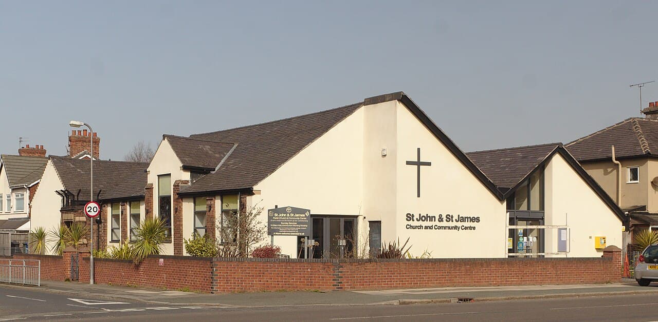 St John & St James Church in Sefton, Merseyside