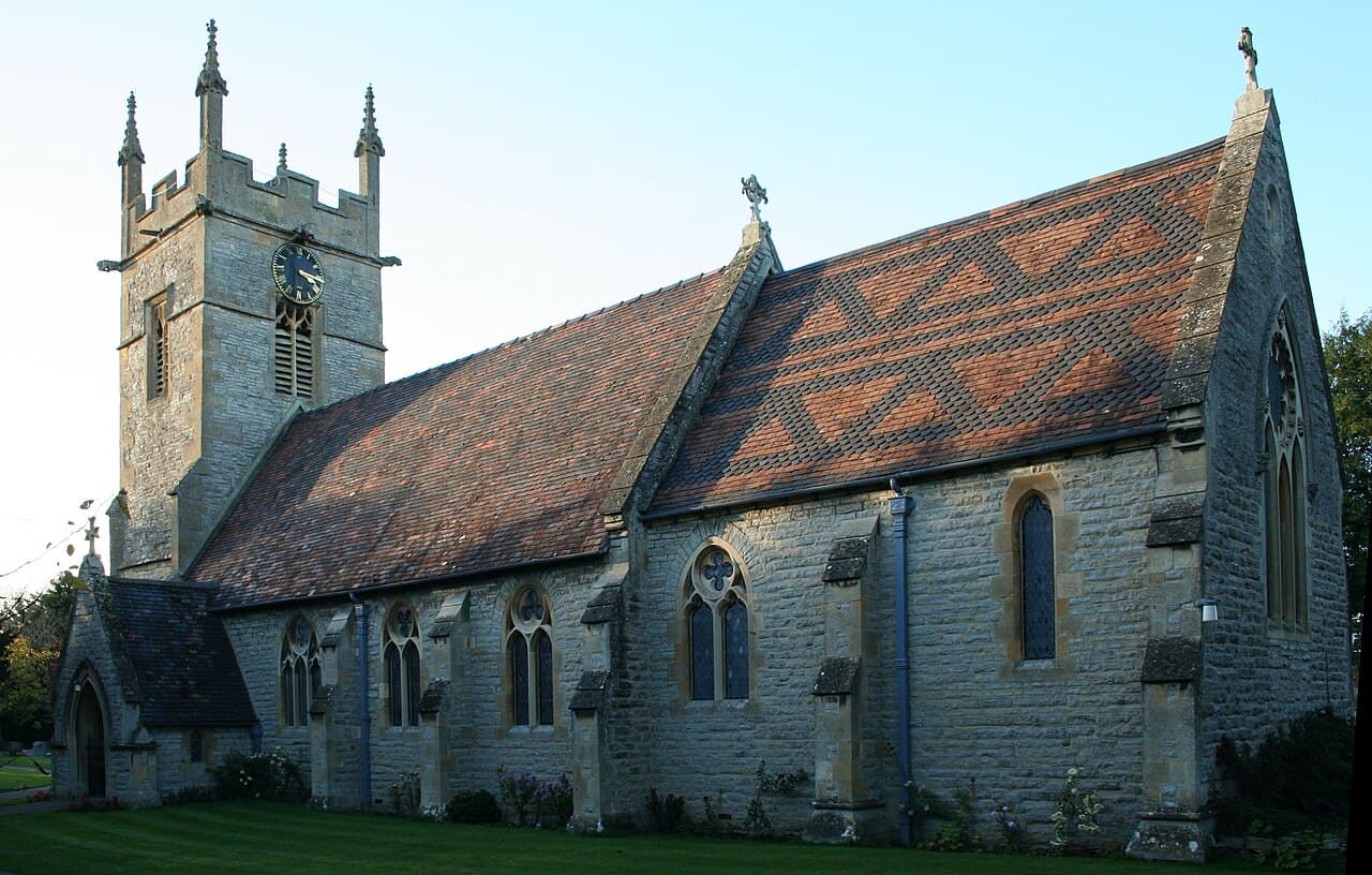 Church of St Mary and St Milburgh in Evesham, Worcestershire
