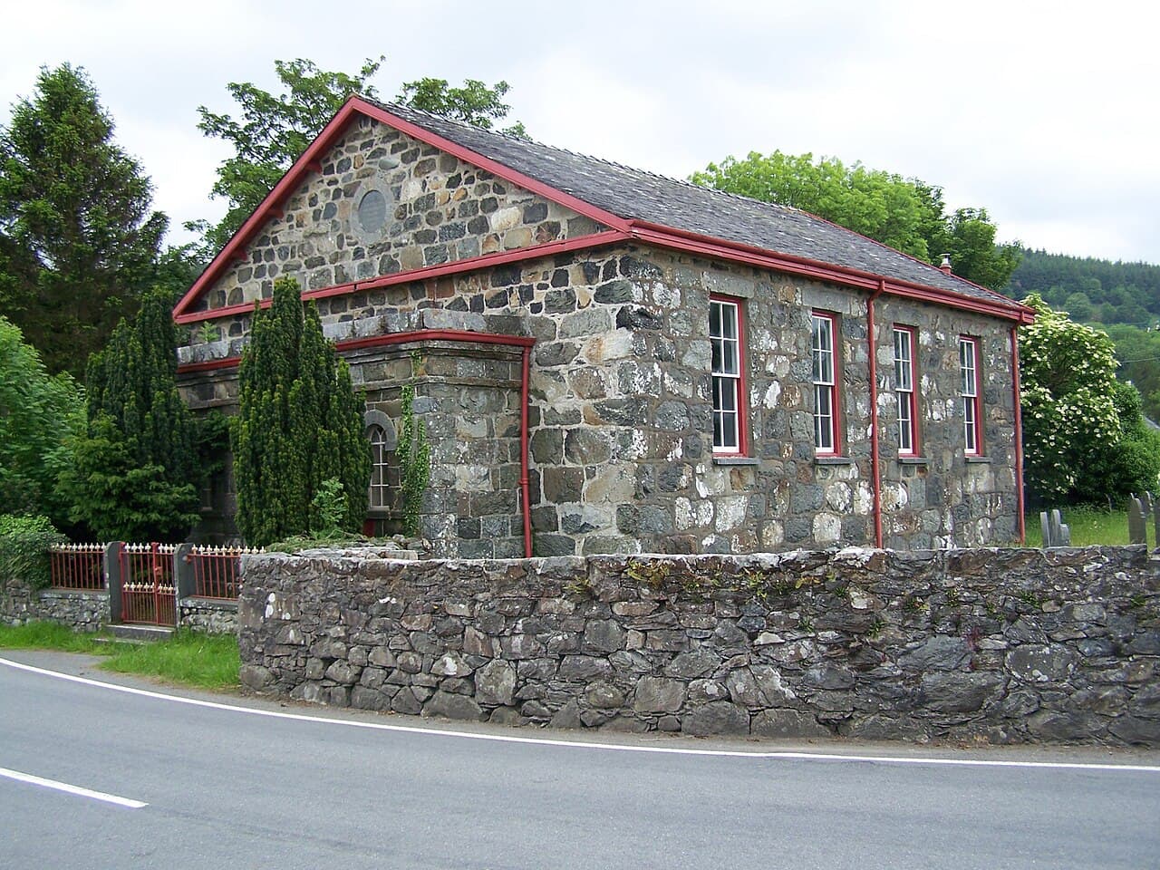 Brithdir Independent Chapel in Brithdir and Llanfachreth, Gwynedd