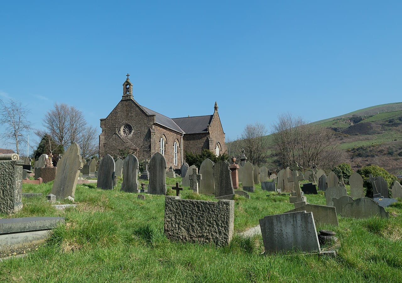 Holy Cross Church in Port Talbot, Neath Port Talbot