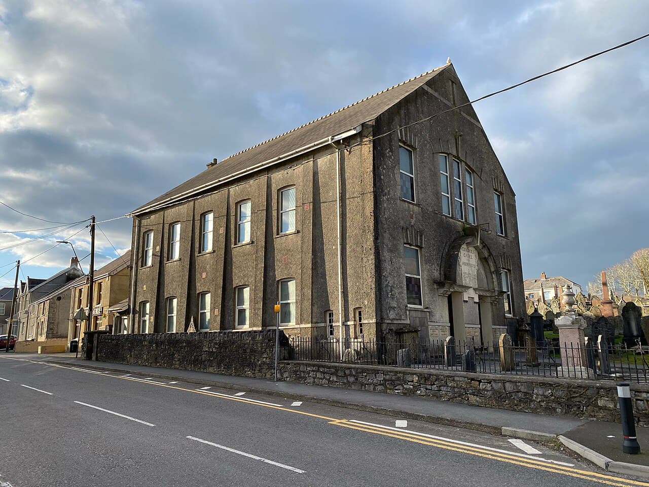 Pen-y-Groes Welsh Independent Chapel in Ammanford, Carmarthenshire