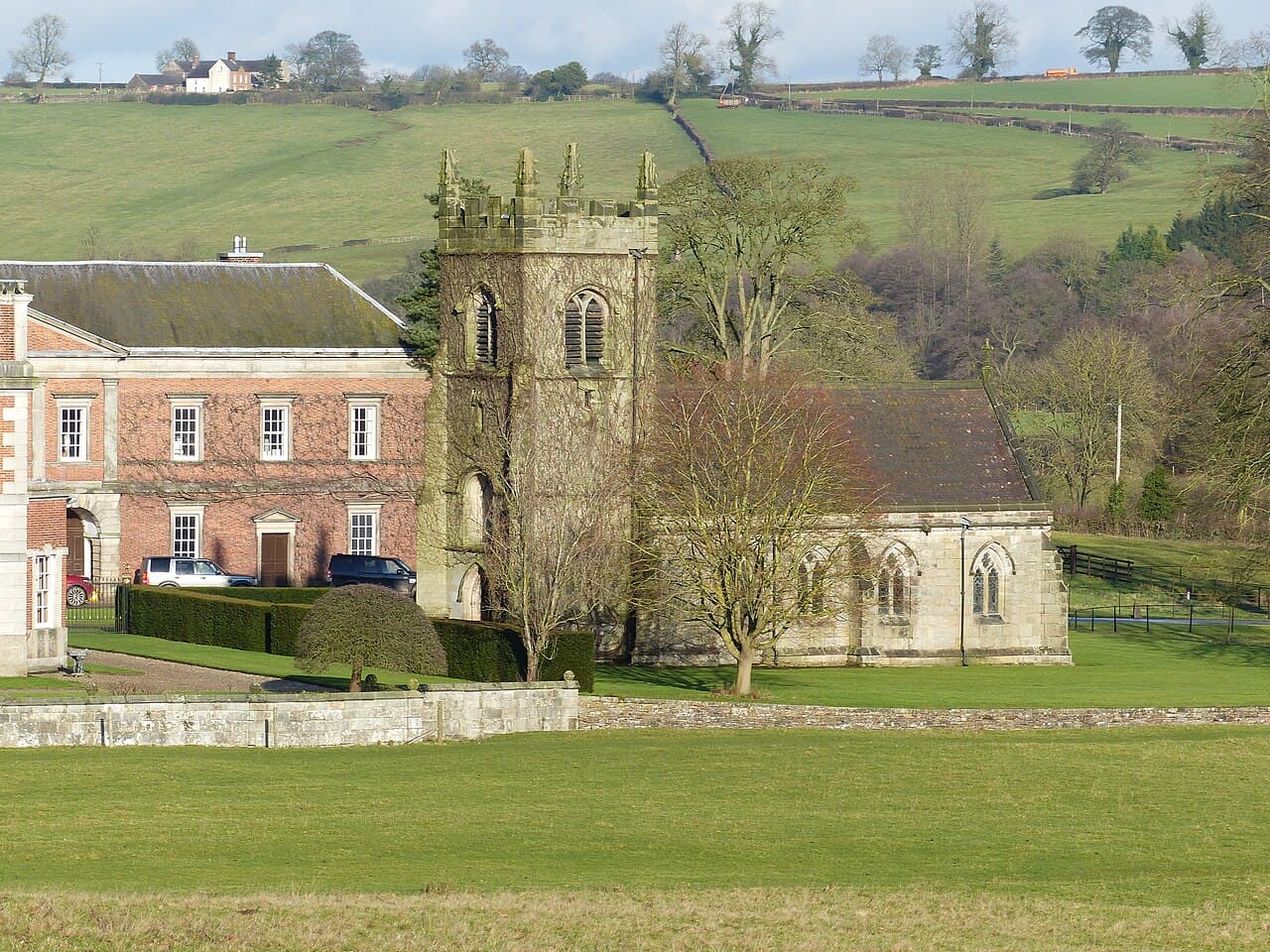 Church of All Saints, Okeover in Ashbourne, Derbyshire