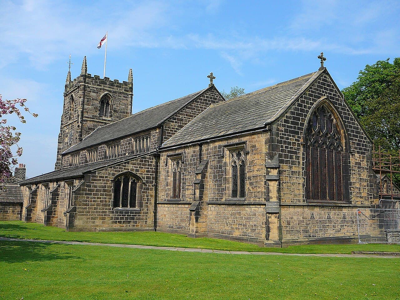 Parish Church of All Saints in Ilkley, West Yorkshire
