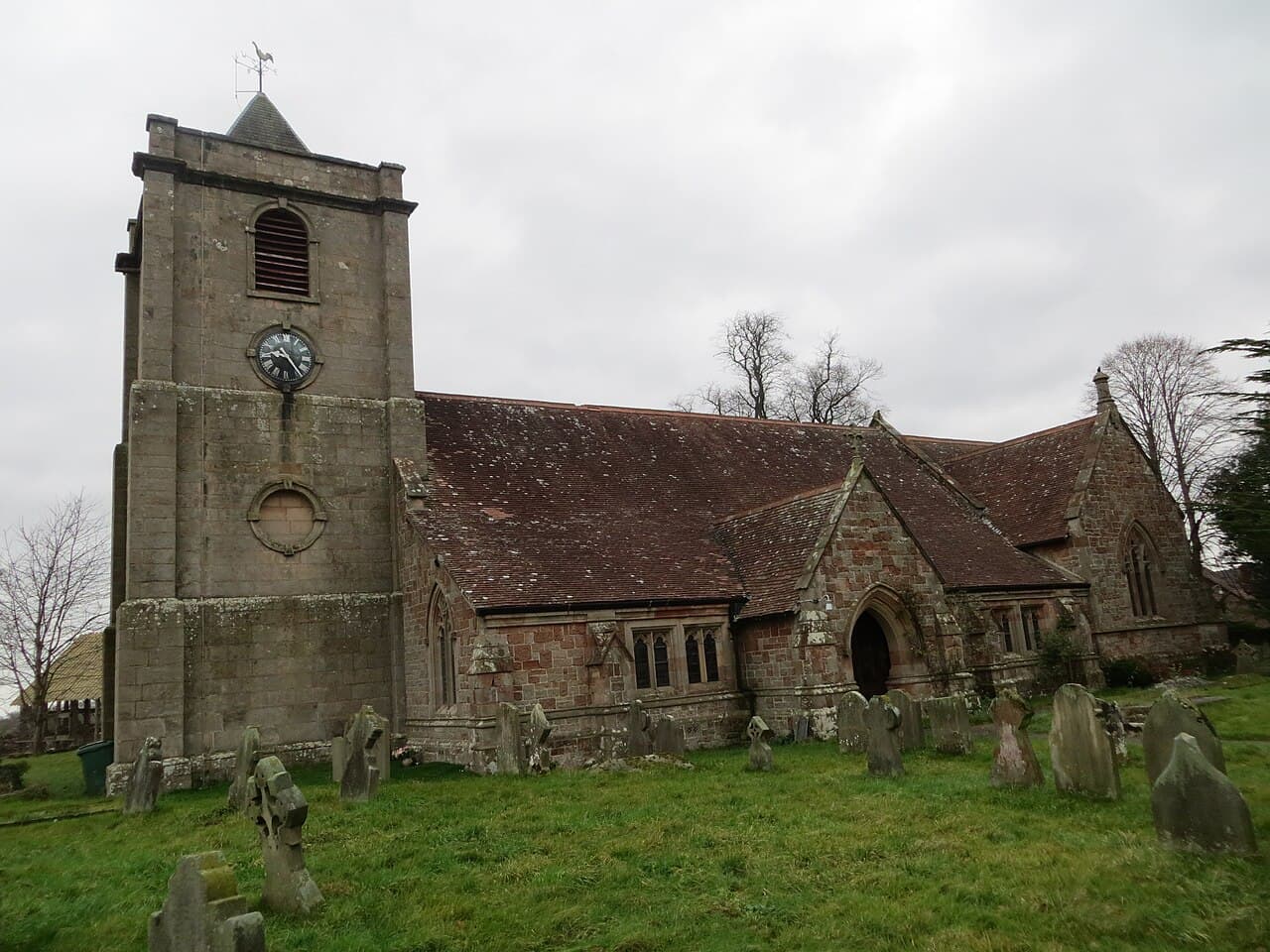 Church of St Michael in West Felton, Powys