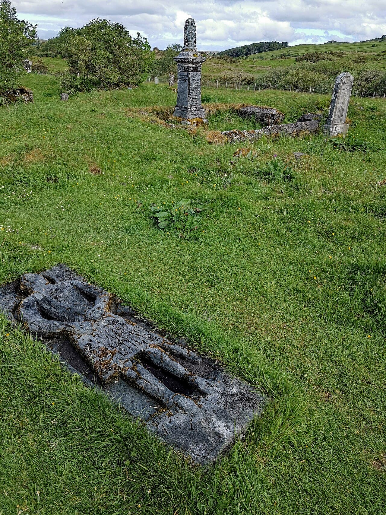 Skeabost Island,St Columba's Church & other ecclesiastical remains in Portree, Highland