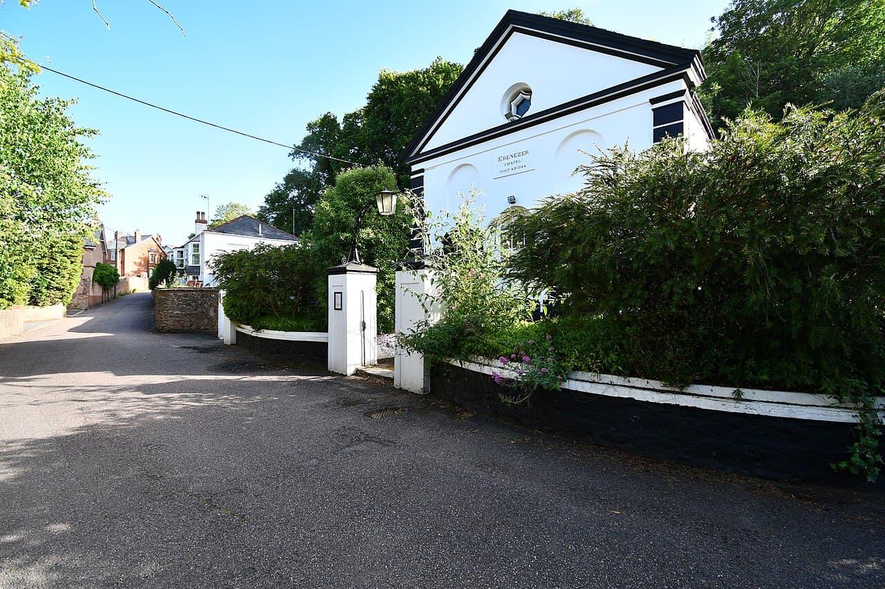 Baptist Church Ebenezer Chapel (Including Gates, Gate-Piers And Wall Immediately To North East) in Budleigh Salterton, Devon