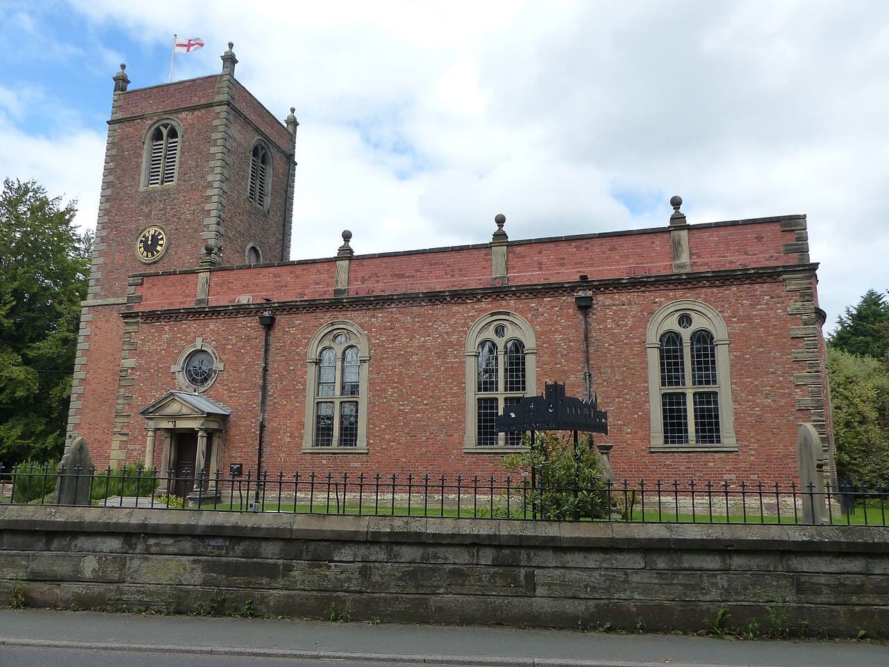 St Bartholomew's Church, Church Minshull in Winsford, Cheshire