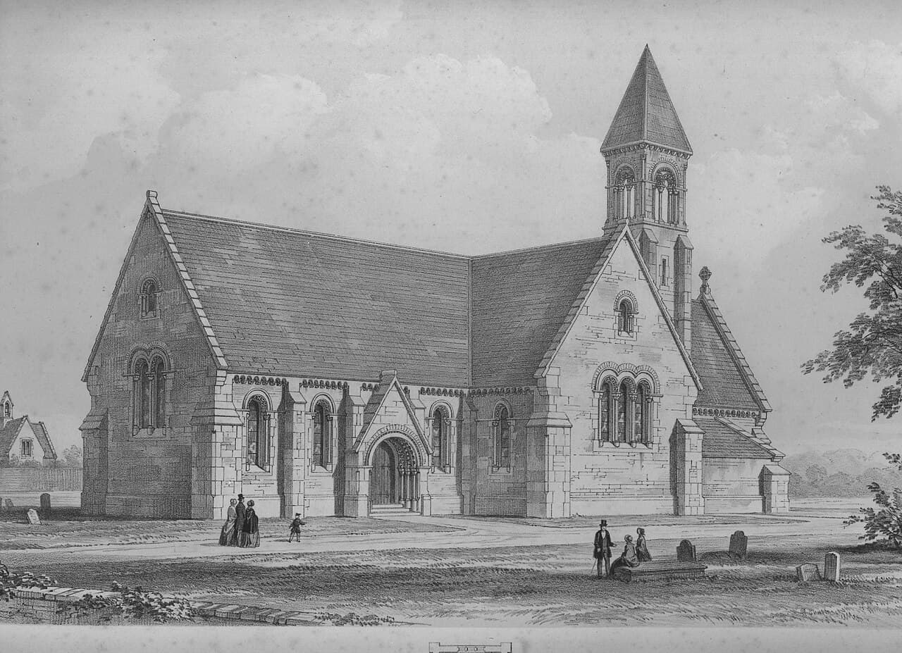 Church of Saint John Evangelist in Rhosllanerchrugog, Wrexham