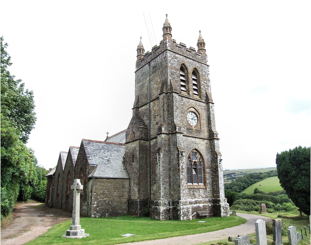 Christ Church in Parracombe, Devon