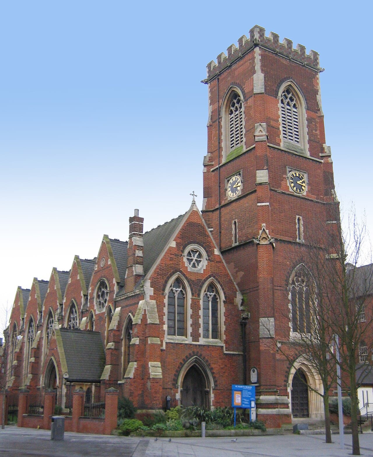 Church of St Mary, Acton, London in London, Greater London