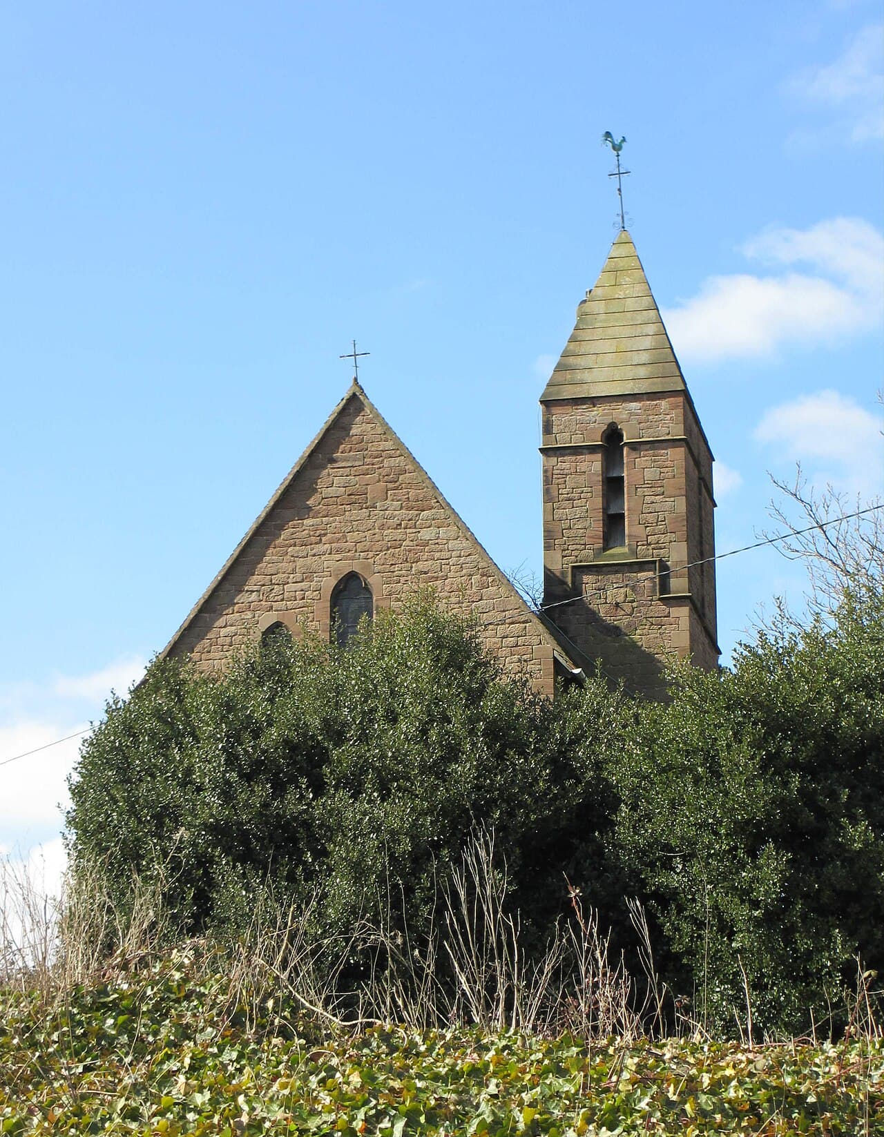 St John's Church, Cotebrook in Little Budworth, Winsford, Cheshire