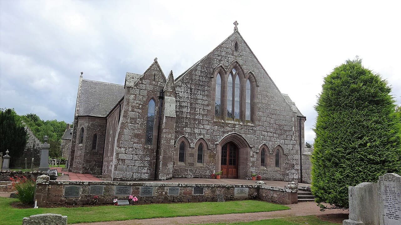 Dunnottar Parish Church in Stonehaven, Aberdeenshire