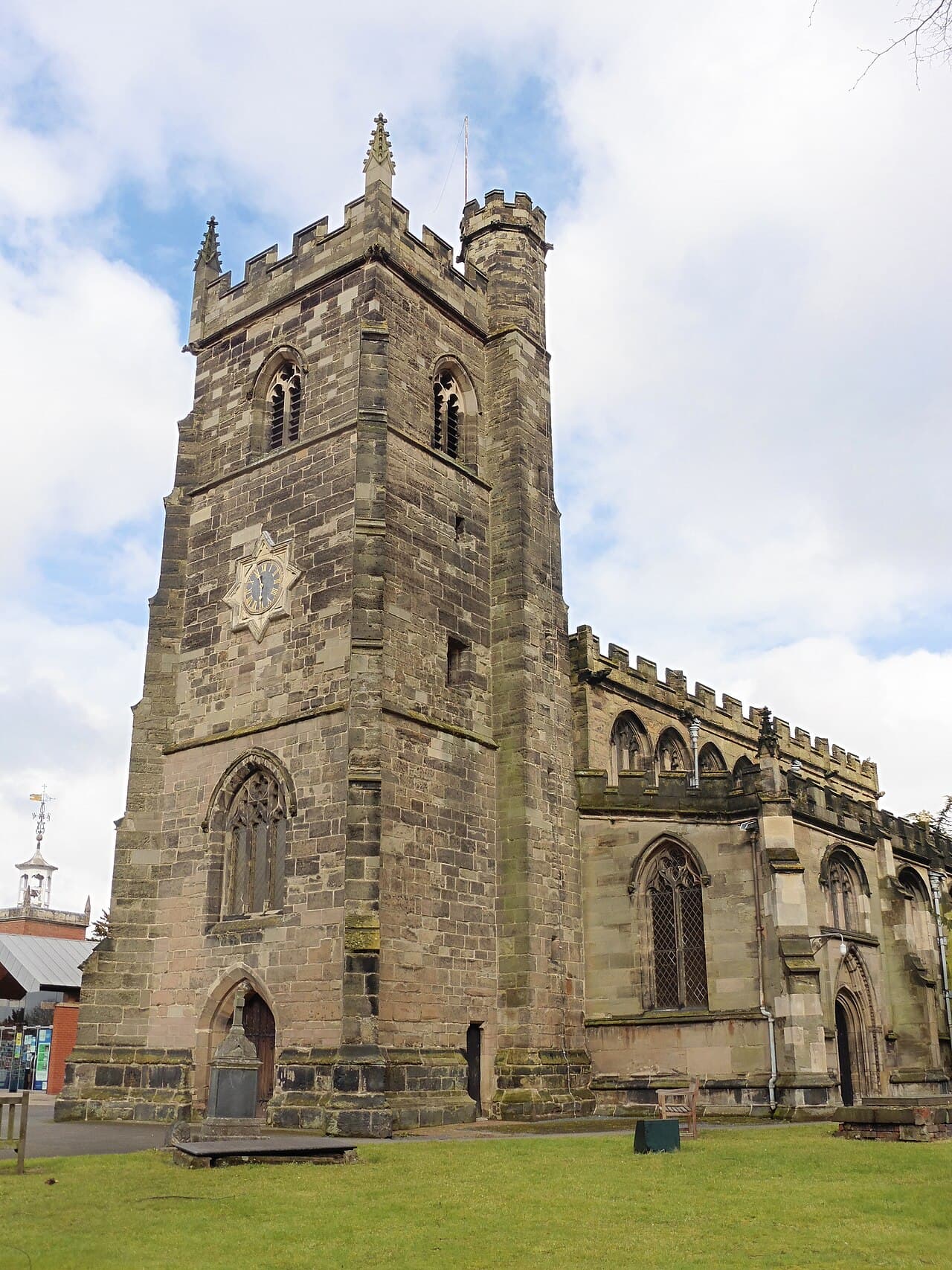 Church of St Nicholas in Nuneaton, Warwickshire