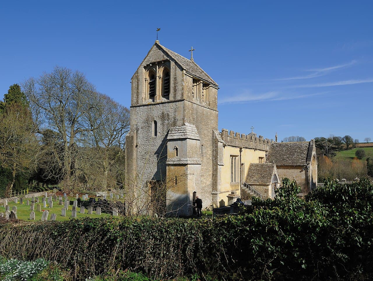 Church of All Saints in North Cerney, Gloucestershire