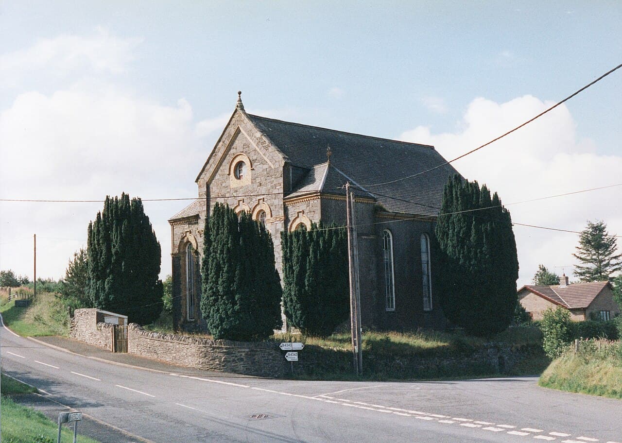 Ysbyty Ystwyth Chapel in Ystrad Meurig, Ceredigion