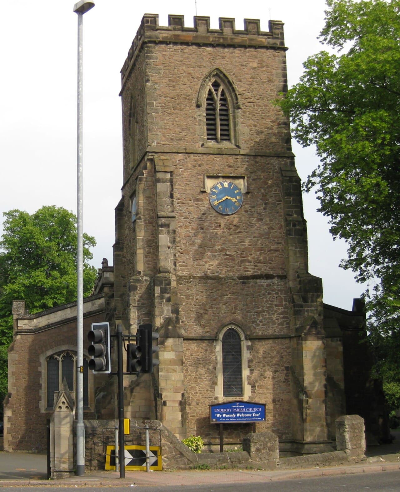 Church of St John the Baptist in Enderby, Leicestershire