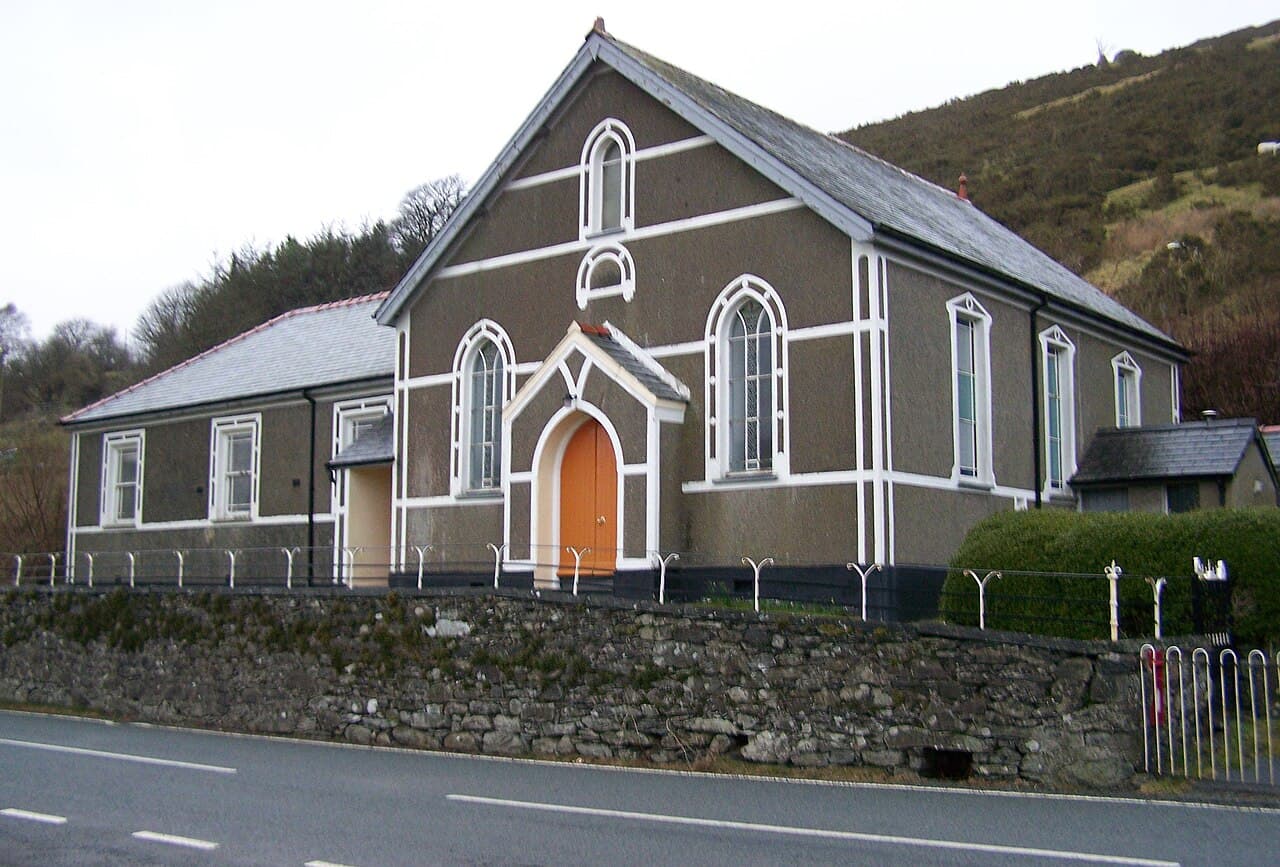 Gellioedd Welsh Independent Chapel in Conwy County Borough, Gwynedd