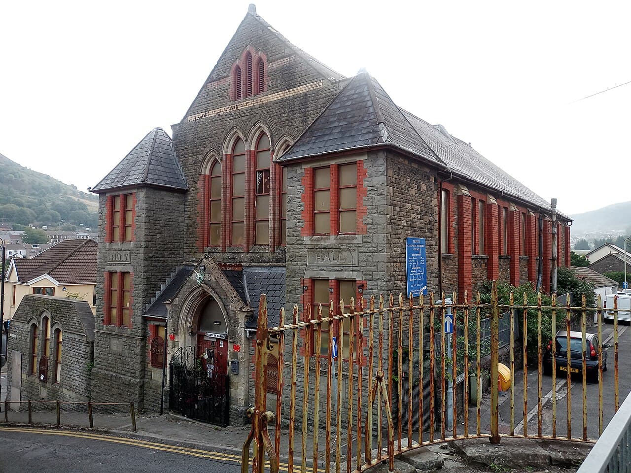 Trinity English Calvinistic Methodist Chapel in Tonypandy, Rhondda Cynon Taf