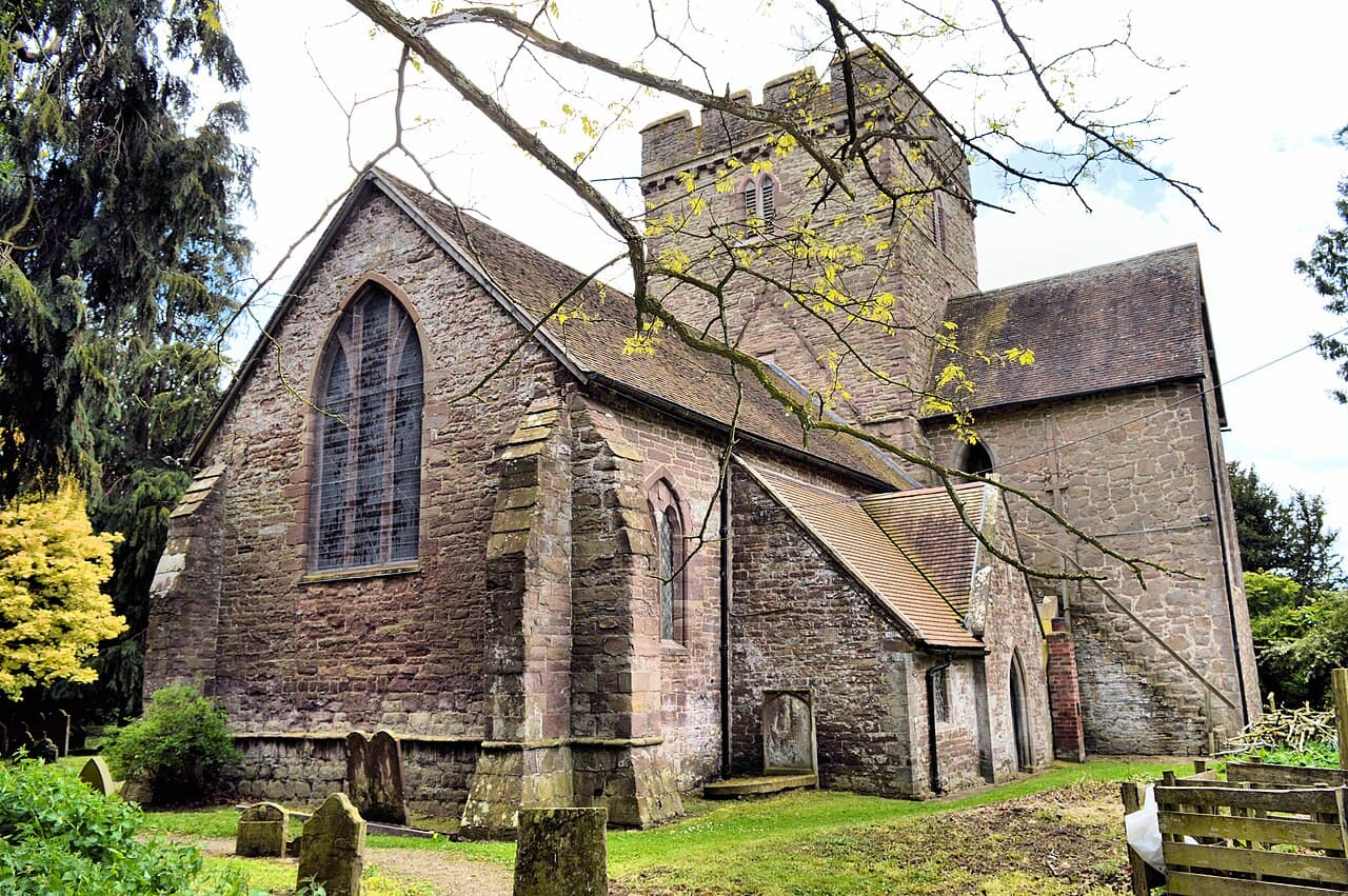 Church of St Peter in Stanton Lacy, Shropshire