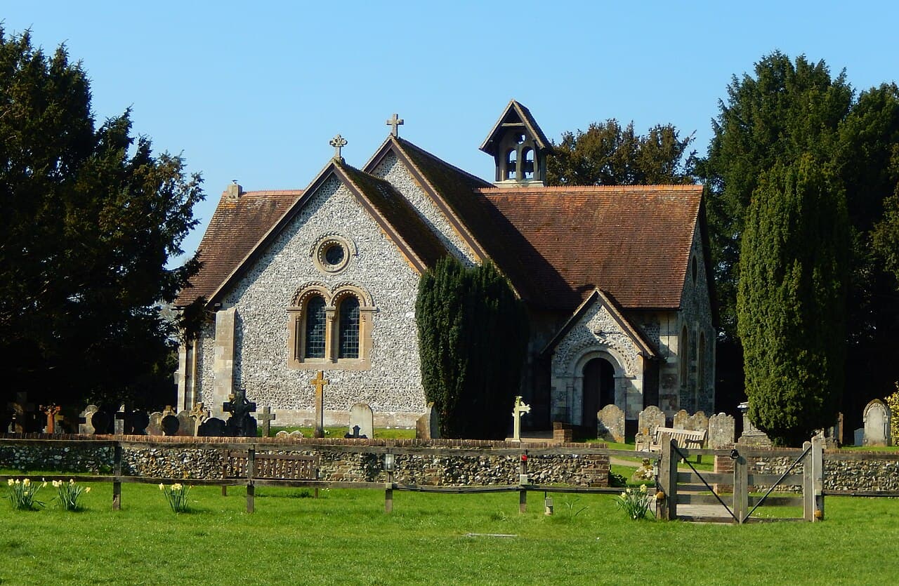 Church of St John the Baptist, Itchen Abbas in Winchester, Hampshire