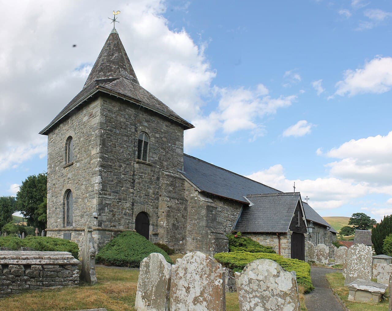 St Tecla's Church in Penybont, Powys