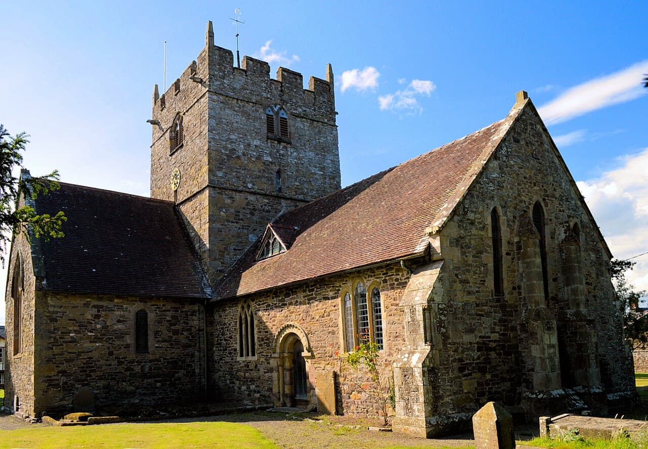 Church of the Holy Trinity in Wistanstow, Shropshire