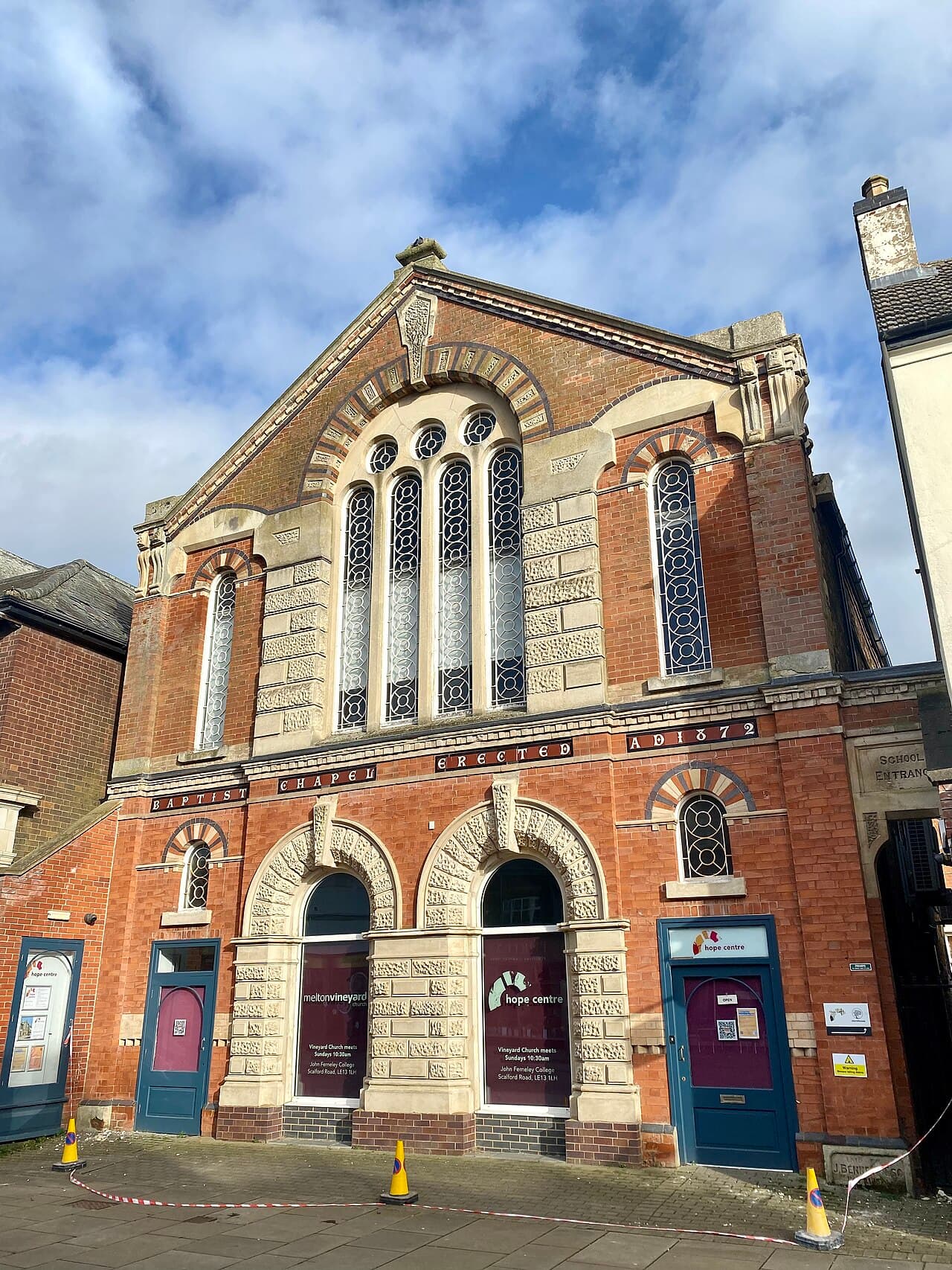 Baptist Chapel in Melton Mowbray, Leicestershire