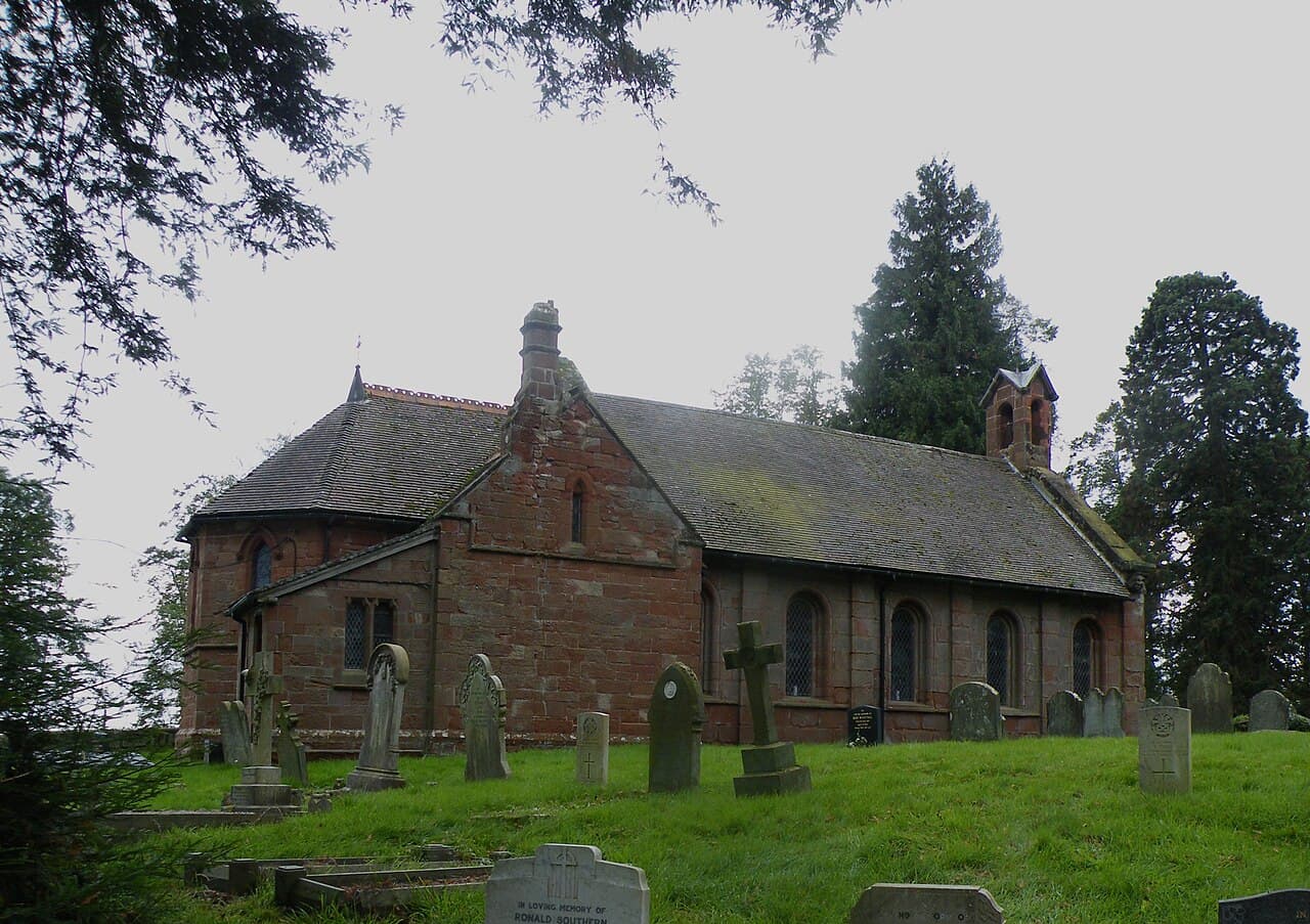 Church of St John the Baptist in Preston Gubbals, Shropshire