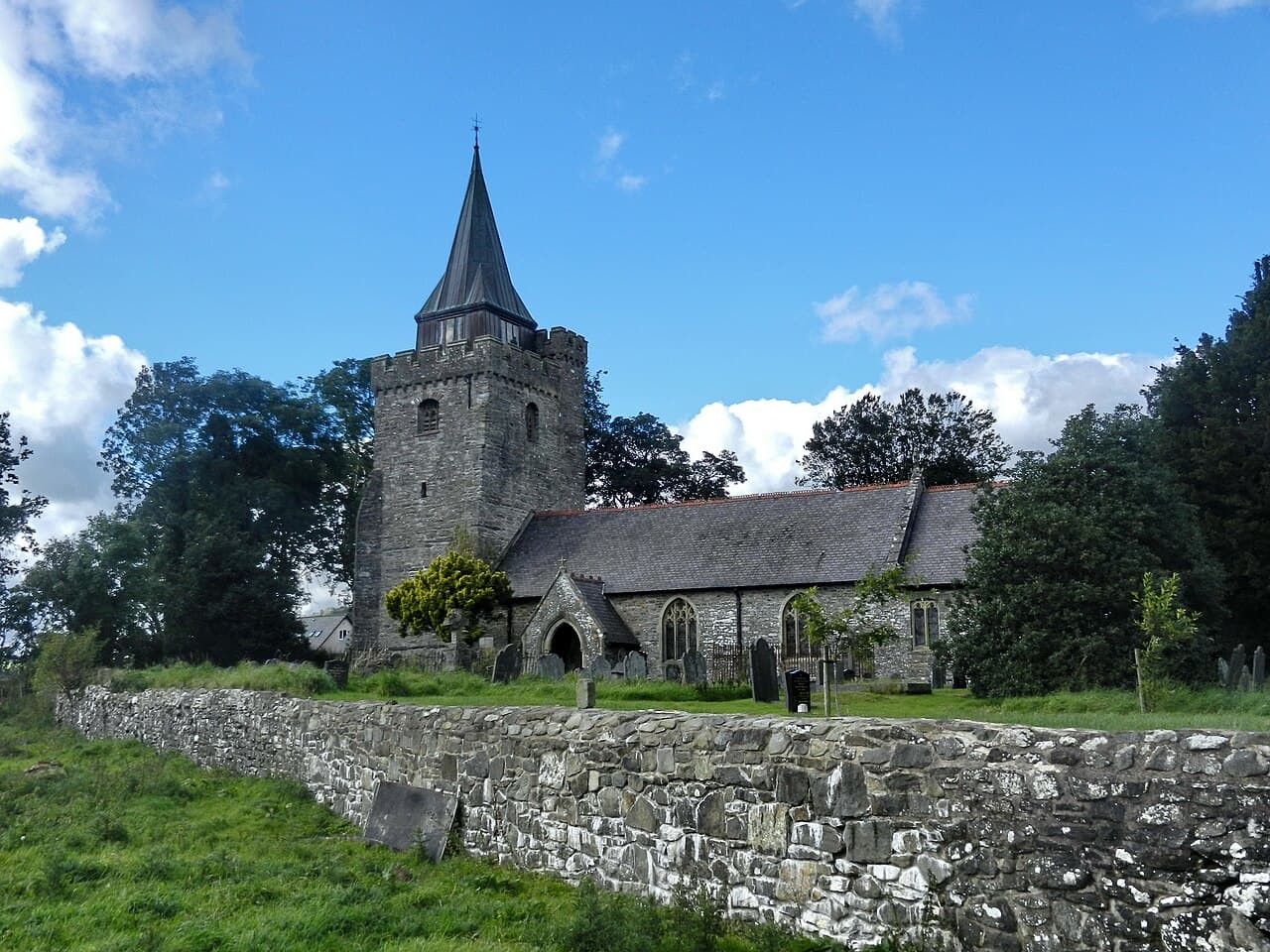 Church Of St Curig in Llangurig, Powys