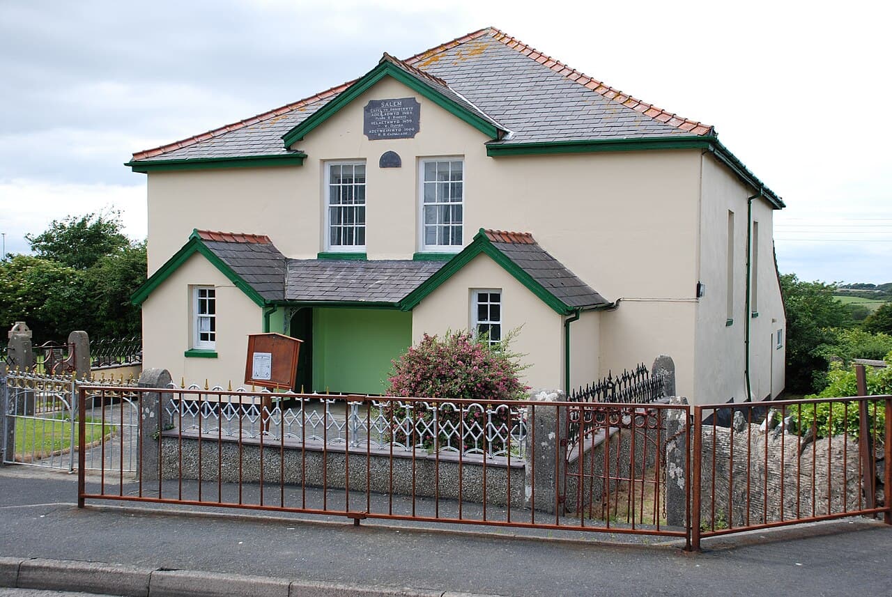 Salem Welsh Independent Chapel in Bodedern, Gwynedd