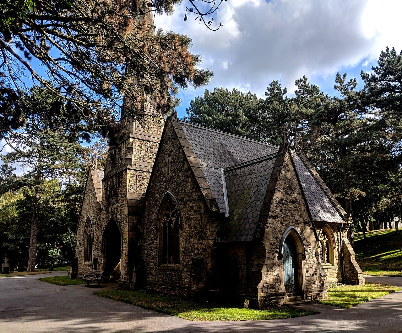 Cemetery Chapel At Mansfield Cemetery in Mansfield, Nottinghamshire