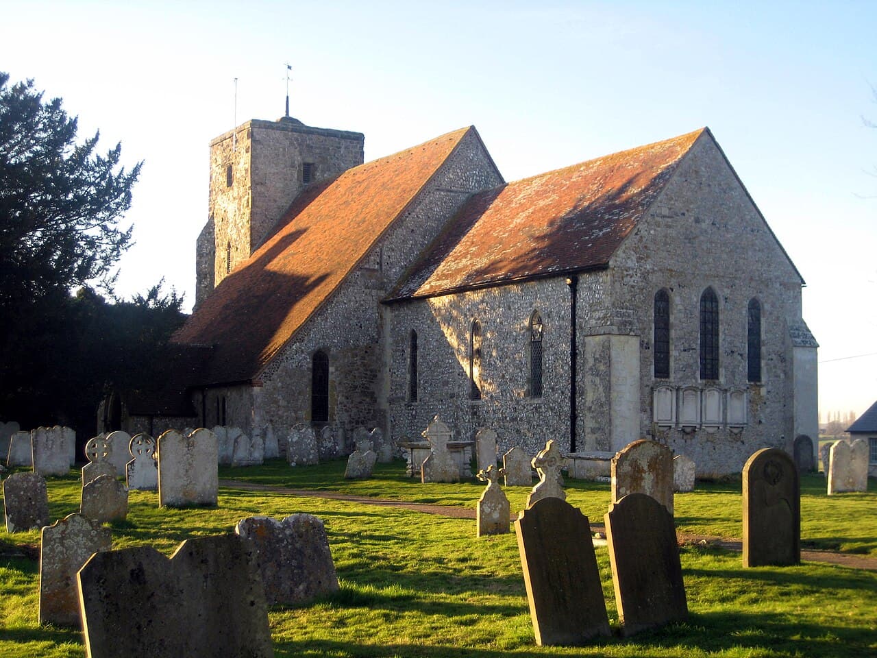 The Parish Church of St Michael and All Angels in Amberley, West Sussex