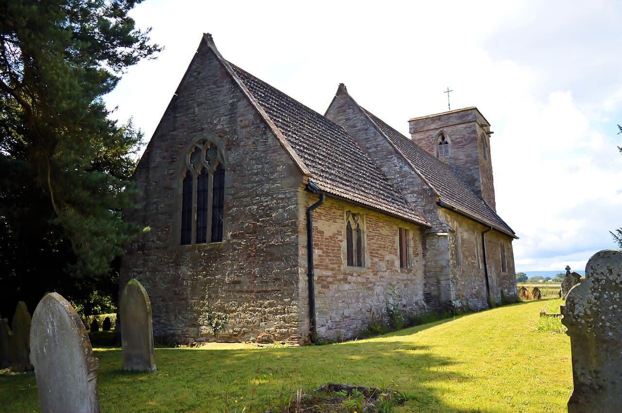 Church of St Dubricius, at St Devereux, Herefordshire in Kilpeck, Herefordshire
