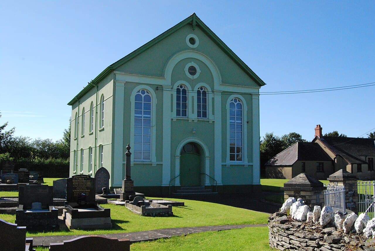 Saron Welsh Independent Chapel in Dre-fach Felindre, Carmarthenshire