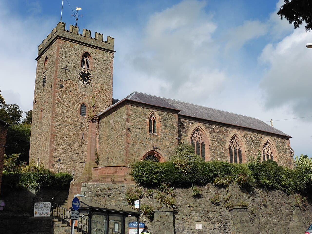 St Mary's Church in Welshpool, Powys