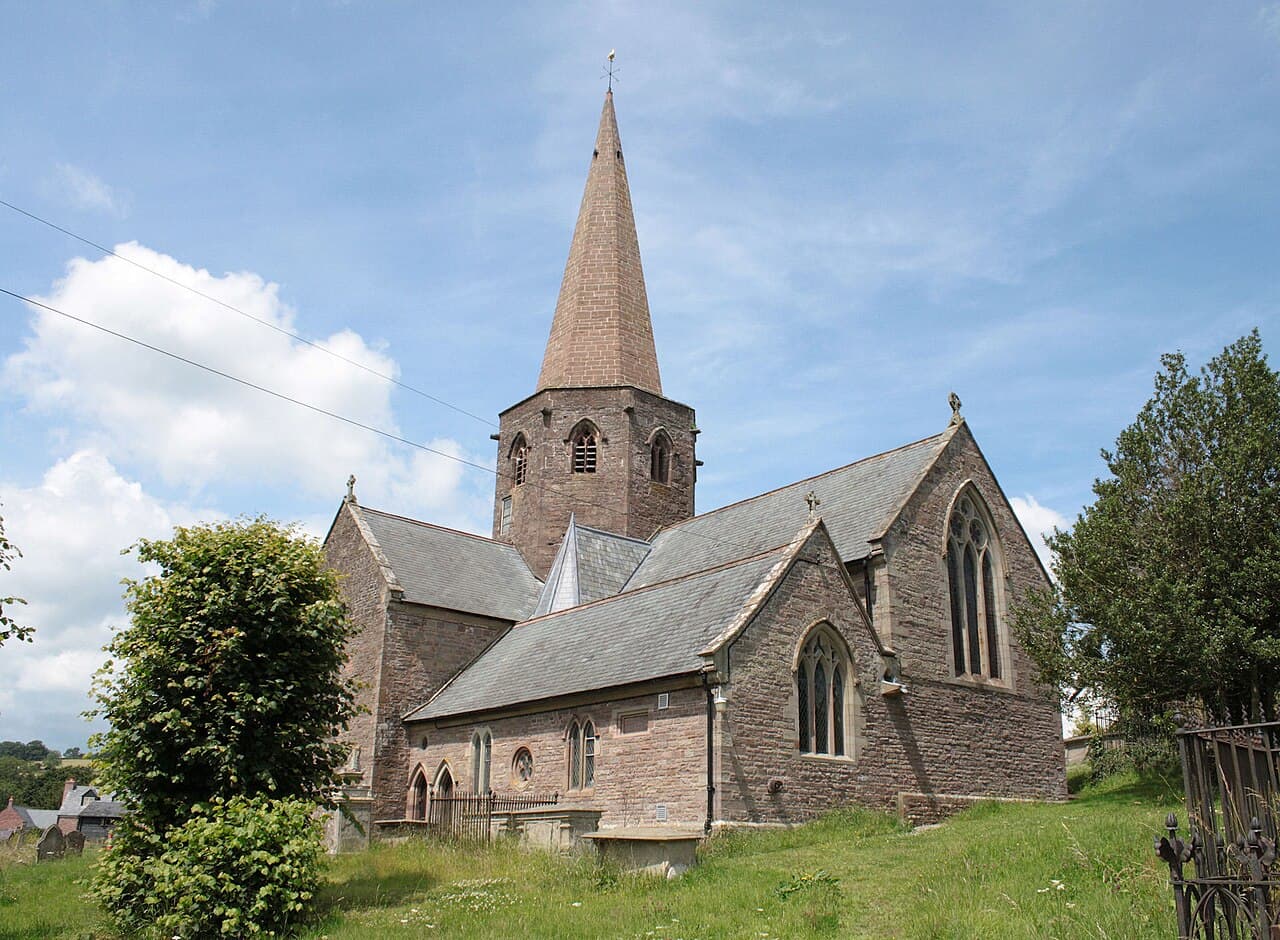 St Nicholas's Church in Grosmont, Herefordshire