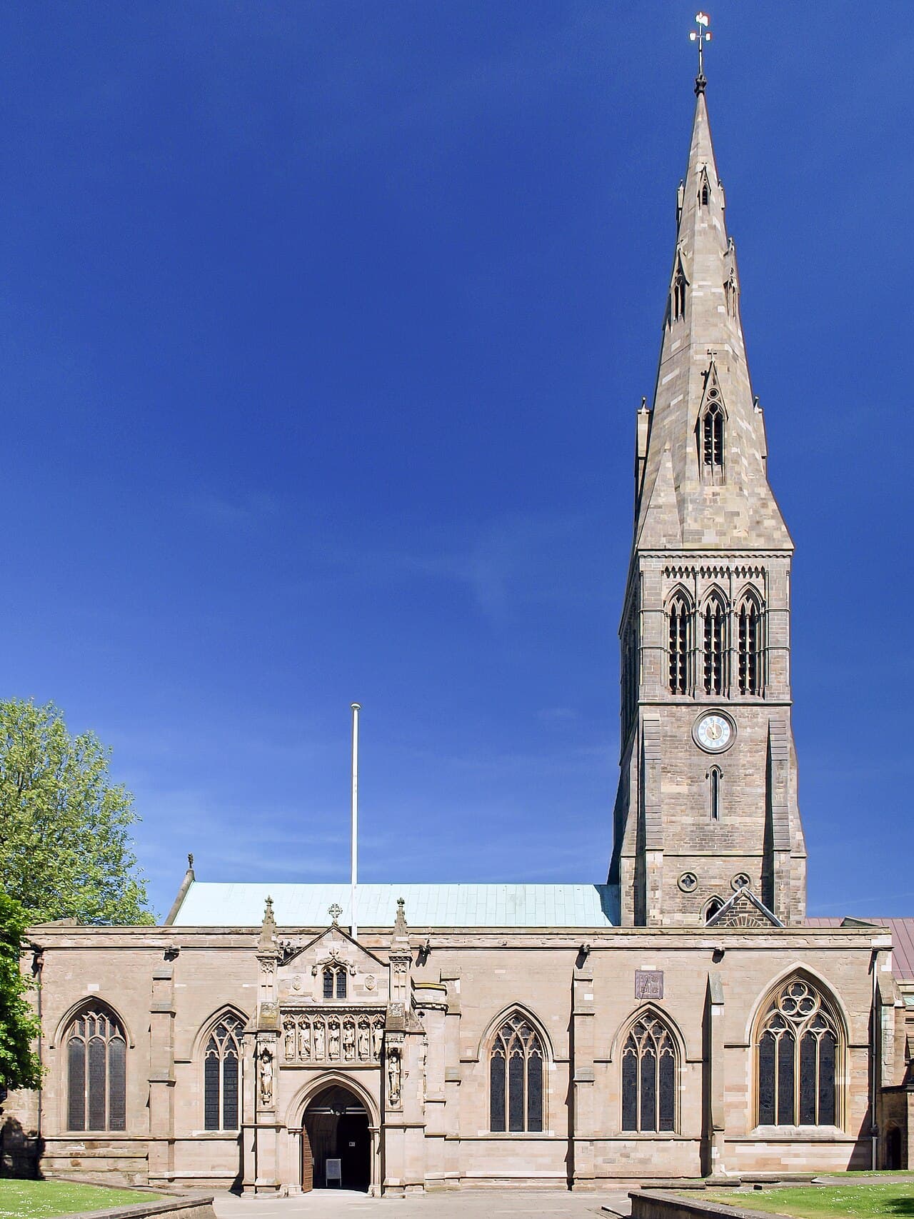 Leicester Cathedral in Leicester, Leicestershire