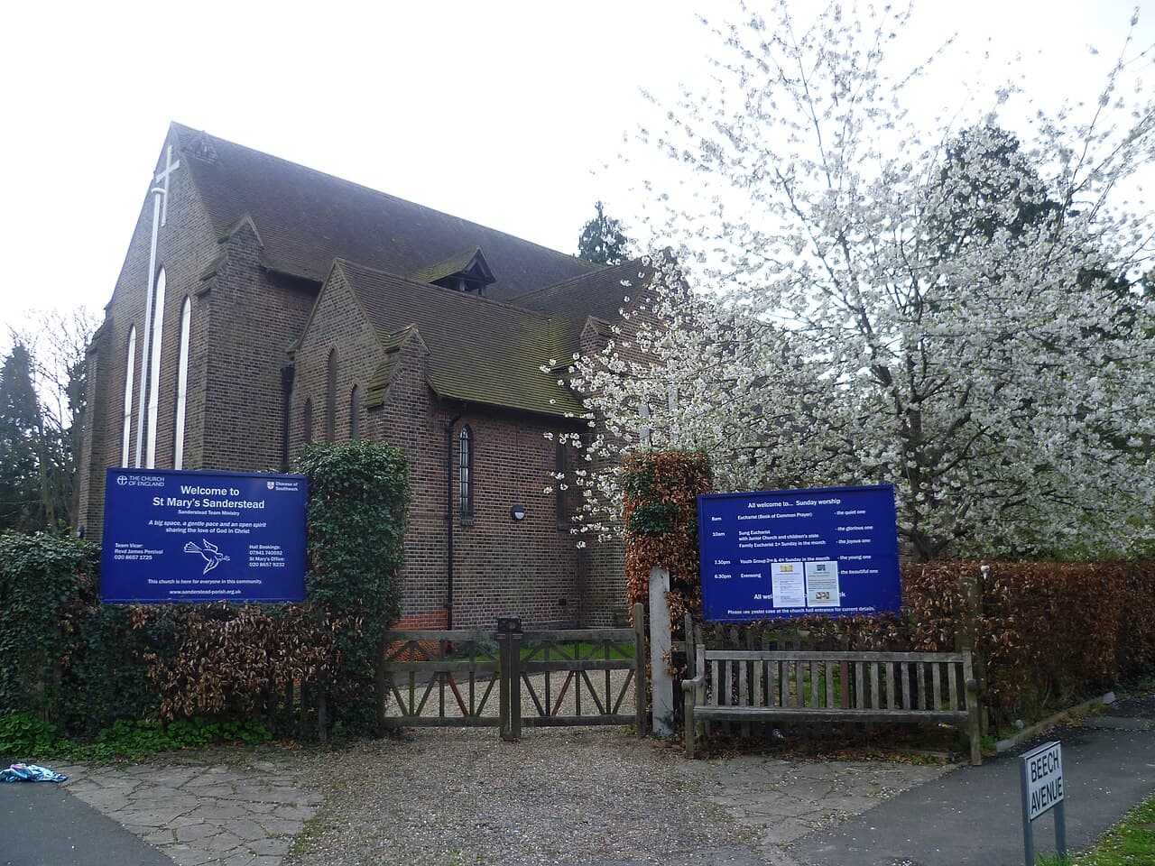 St. Mary's Sanderstead in South Croydon, Greater London