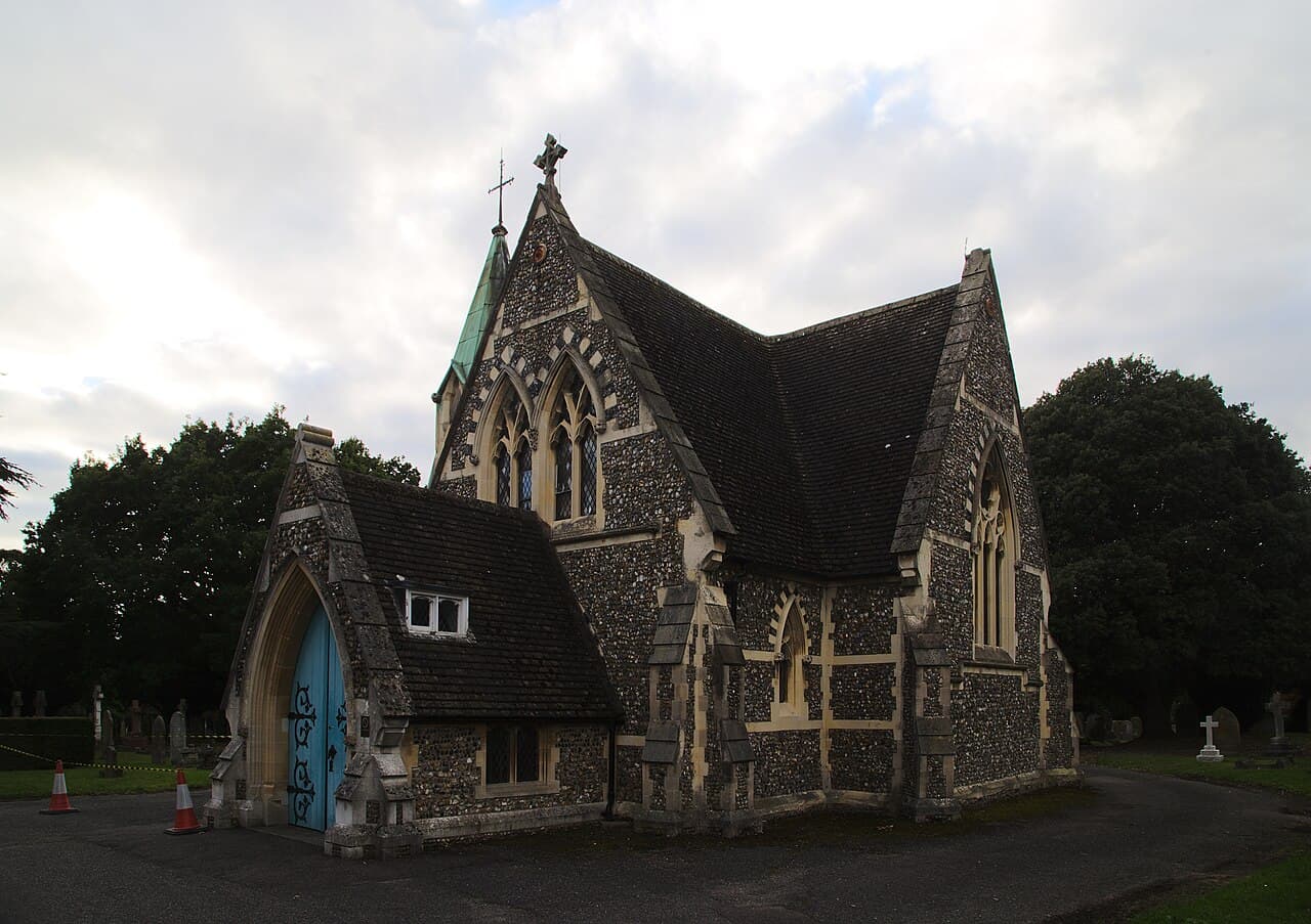 Anglican Cemetery Chapel In The Old Cemetery in Ipswich, Suffolk