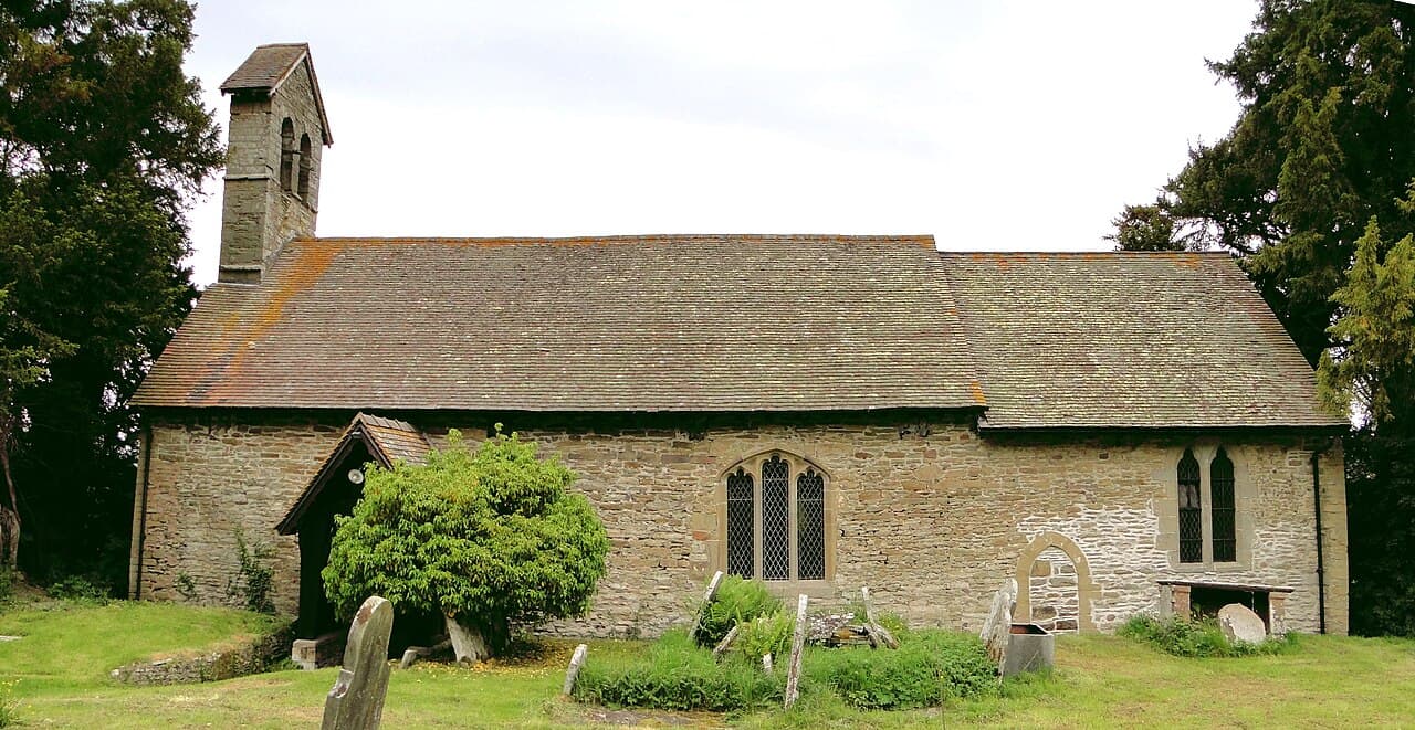 Church of St Mary Magdalene in Leinthall Starkes, Herefordshire