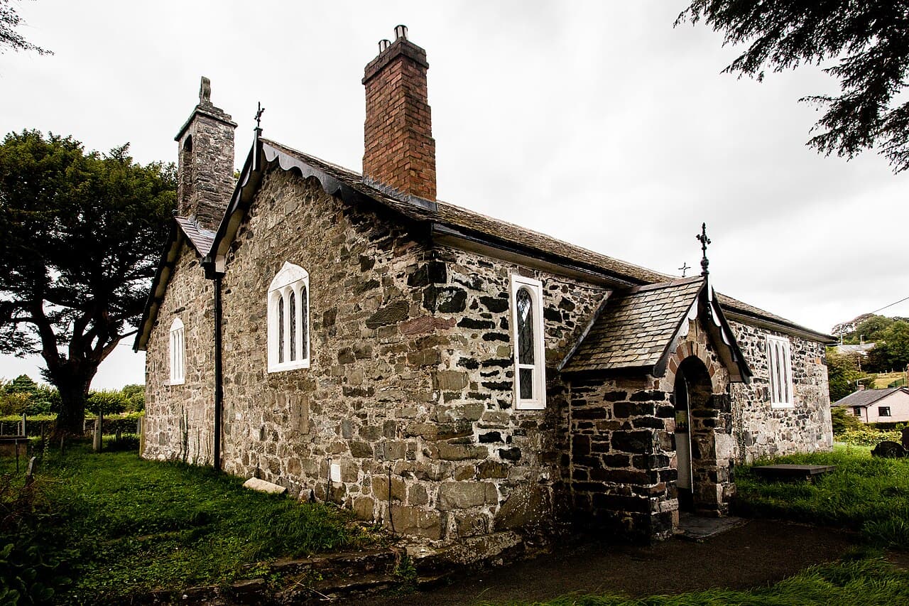 St Doged's Church in Llanrwst, Conwy