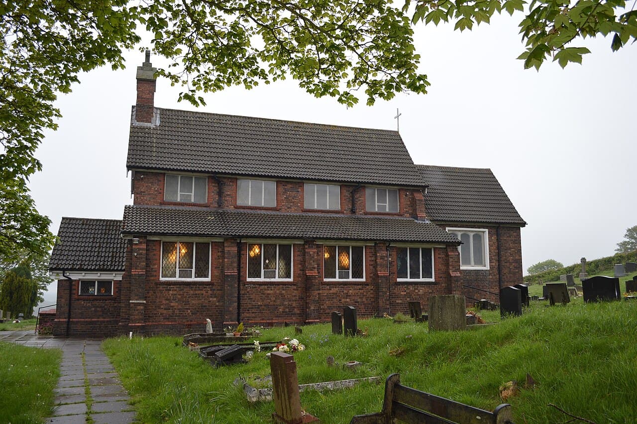 St. John's Alsagers Bank in Bignall Eng, Stoke on Trent, Staffordshire