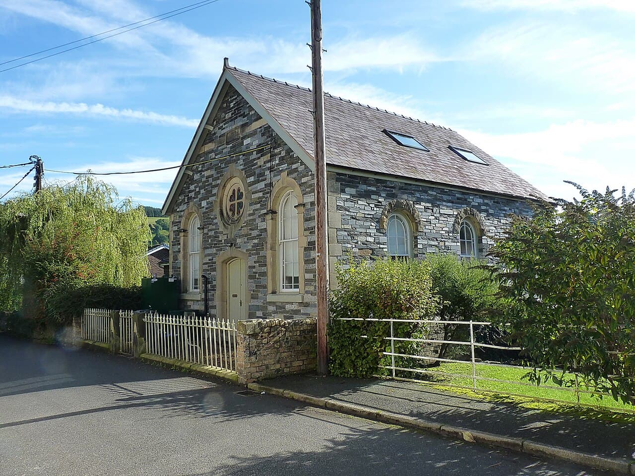 Salem Welsh Baptist Chapel in Wrexham County Borough, Denbighshire