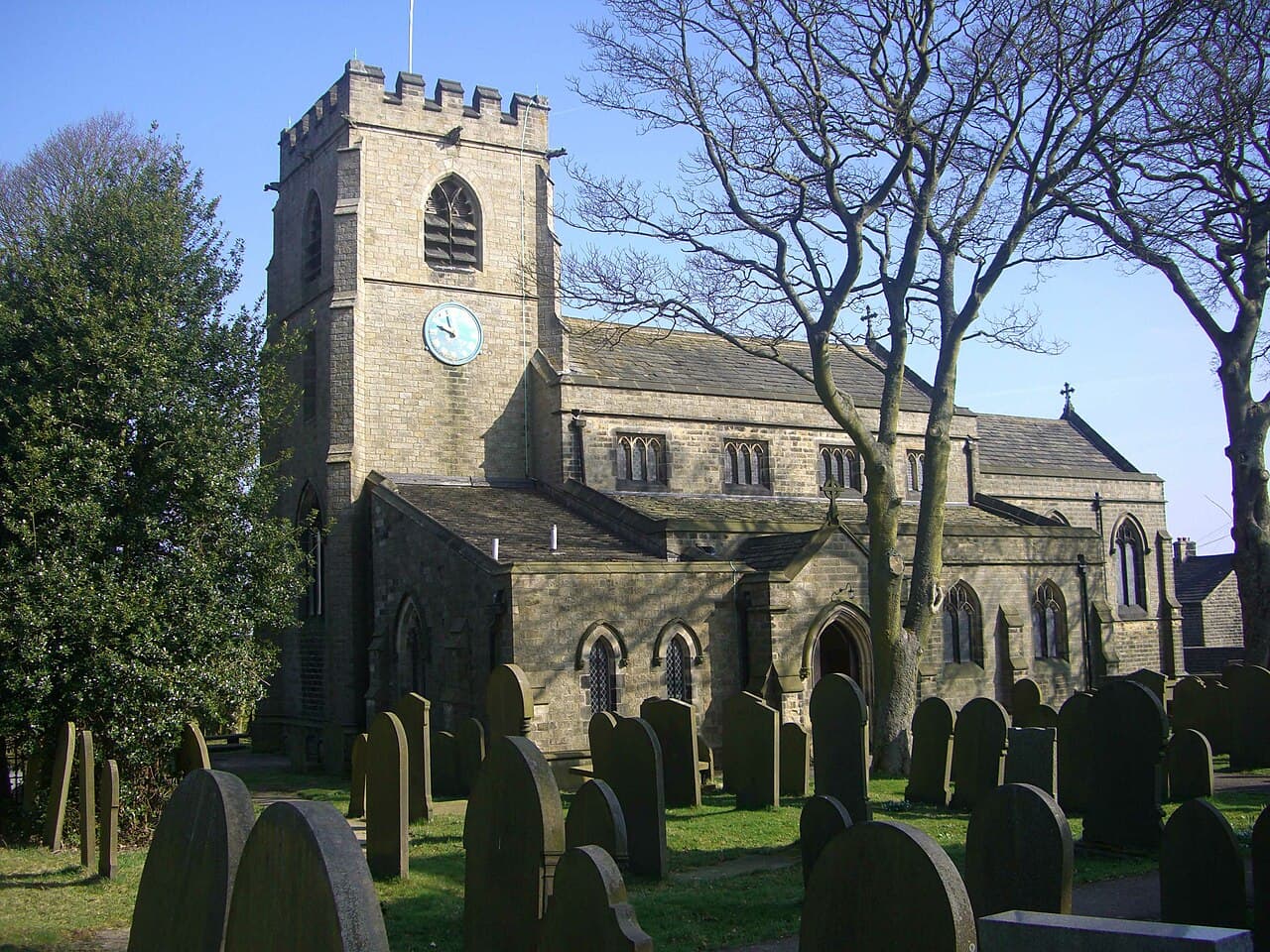 St Mary's Church, Bolsterstone in Sheffield, South Yorkshire