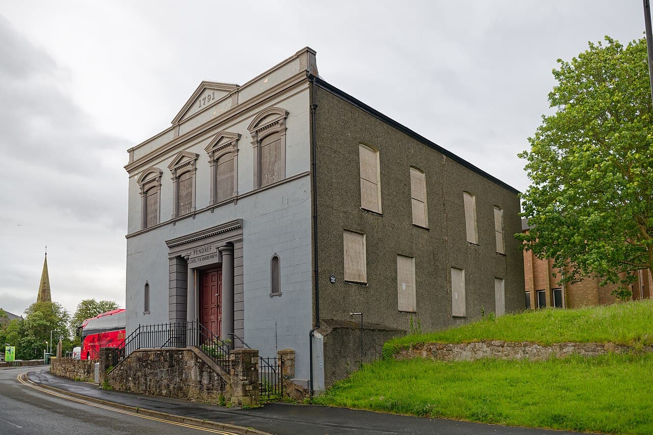 Pendref Church in Caernarfon, Gwynedd